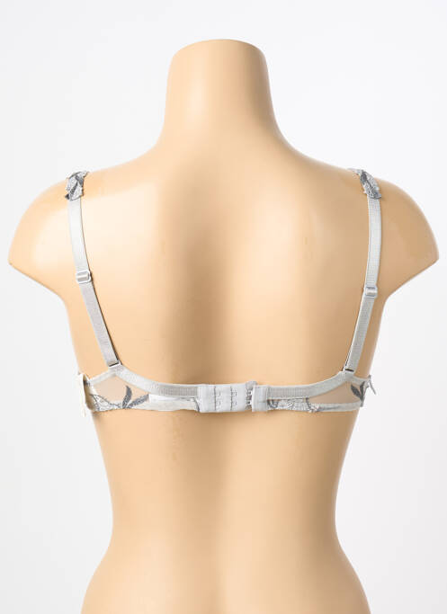 Soutien-gorge haut soutien-gorge balconnet haut soutien-gorge balconnet gris SECRET D'EVA femme