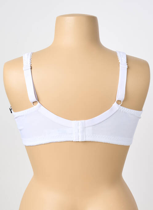 Soutien-gorge tissage dentelle haut soutien-gorge emboitant blanc PIEGE femme