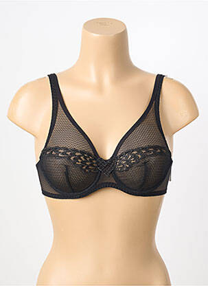 Soutien-gorge légère et transparente haut soutien-gorge emboitant noir LOUISA BRACQ femme