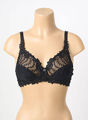 Soutien-gorge sans armature haut soutien-gorge emboitant noir SECRET D'EVA femme