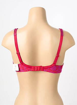 Soutien-gorge broderie haut soutien-gorge emboitant rose LOUISA BRACQ femme