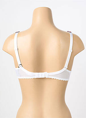 Soutien-gorge broderie haut soutien-gorge emboitant blanc SECRET D'EVA femme