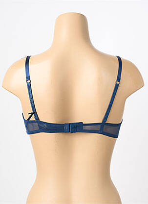 Soutien-gorge légère et transparente haut triangles bleu CHANTAL THOMASS femme