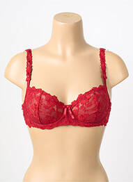 Soutien-gorge légère et transparente haut soutien-gorge emboitant rouge SECRET D'EVA femme