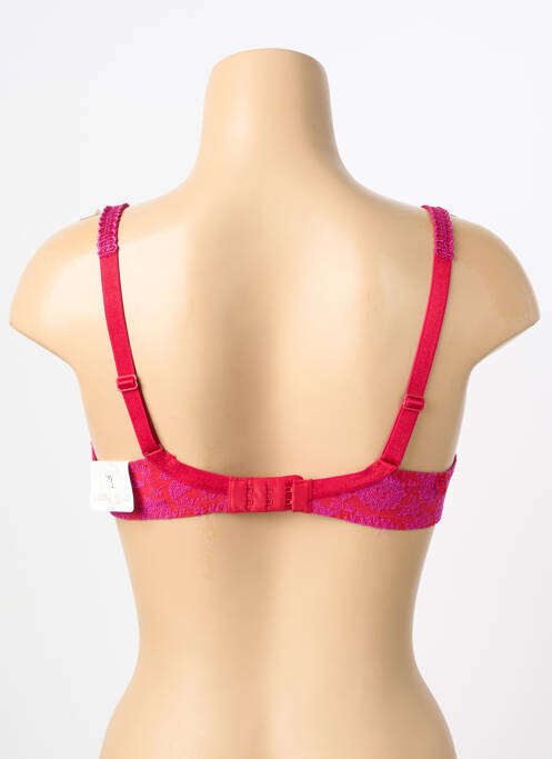 Soutien-gorge broderie haut soutien-gorge emboitant rose LOUISA BRACQ femme