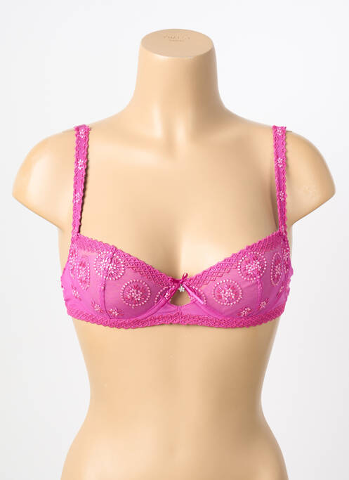 Soutien-gorge haut soutien-gorge balconnet haut soutien-gorge balconnet rose LOUISA BRACQ femme