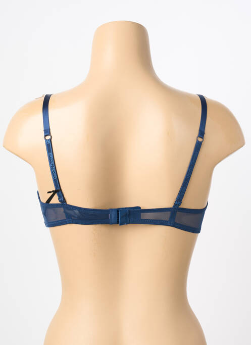 Soutien-gorge légère et transparente haut triangles bleu CHANTAL THOMASS femme