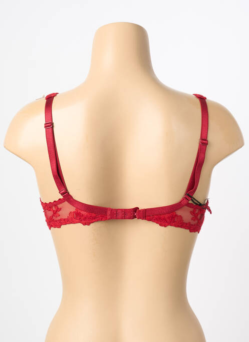 Soutien-gorge légère et transparente haut soutien-gorge emboitant rouge SECRET D'EVA femme