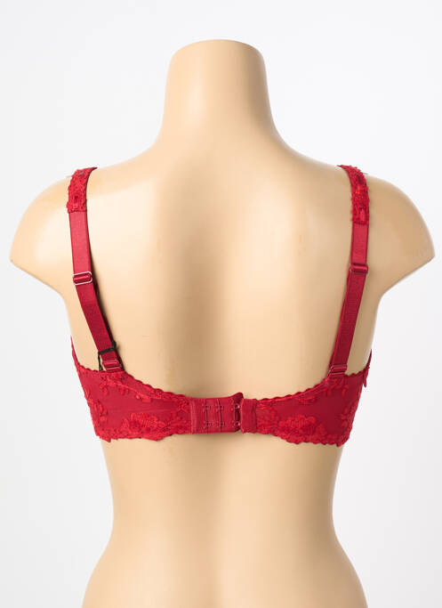 Soutien-gorge légère et transparente haut soutien-gorge emboitant rouge SECRET D'EVA femme