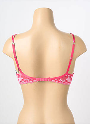 Soutien-gorge broderie haut soutien-gorge avec mousse de rembourrage amovible rose AMBRA femme