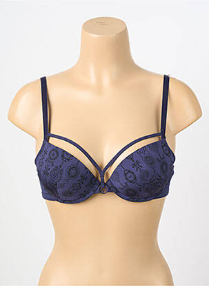 Soutien-gorge effet matière satinée haut soutien-gorge push-up violet MARLIES DEKKERS femme