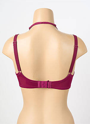 Soutien-gorge effet matière satinée haut soutien-gorge moulé violet MARLIES DEKKERS femme