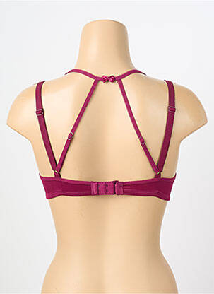 Soutien-gorge effet matière satinée haut soutien-gorge moulé violet MARLIES DEKKERS femme