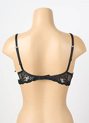 Soutien-gorge broderie haut soutien-gorge avec mousse de rembourrage amovible noir LOUISA BRACQ femme