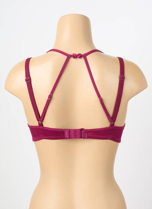 Soutien-gorge effet matière satinée haut soutien-gorge moulé violet MARLIES DEKKERS femme