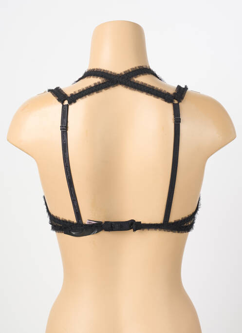 Soutien-gorge effet matière satinée haut soutien-gorge moulé noir CHANTAL THOMASS femme