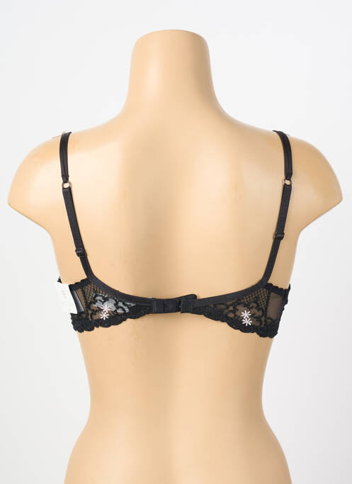 Soutien-gorge broderie haut soutien-gorge avec mousse de rembourrage amovible noir LOUISA BRACQ femme