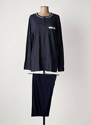 Pyjama tissage jersey bleu ARY & BELLE femme