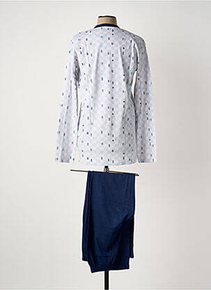 Pyjama col v bleu CHRISTIAN CANE homme