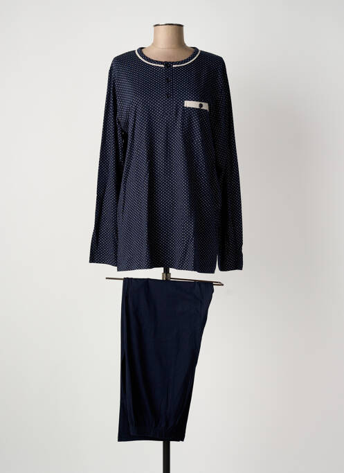 Pyjama tissage jersey bleu ARY & BELLE femme