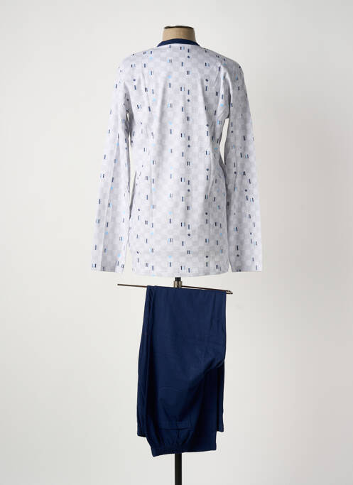 Pyjama col v bleu CHRISTIAN CANE homme