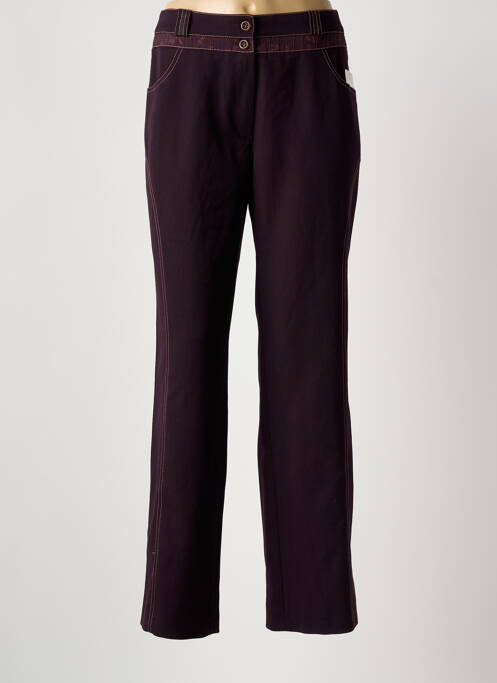 Pantalon droit rouge MODISSIMO femme