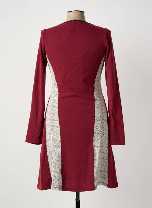 Robe mi-longue rouge MALOKA femme
