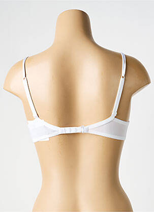 Soutien-gorge broderie haut soutien-gorge emboitant blanc AMBRE femme