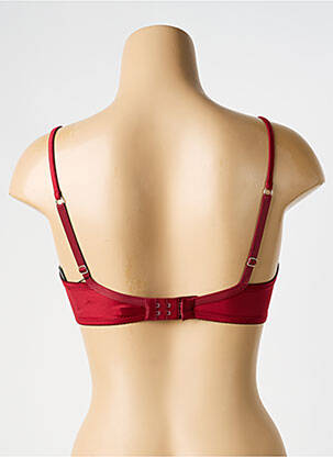 Soutien-gorge broderie haut soutien-gorge emboitant rouge AMBRA femme
