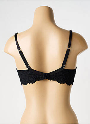 Soutien-gorge broderie haut soutien-gorge emboitant noir AMBRA femme
