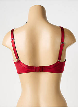 Soutien-gorge broderie haut soutien-gorge emboitant rouge AMBRA femme