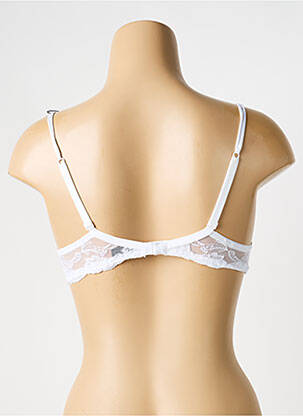 Top/caraco tissage satiné blanc AMBRA femme
