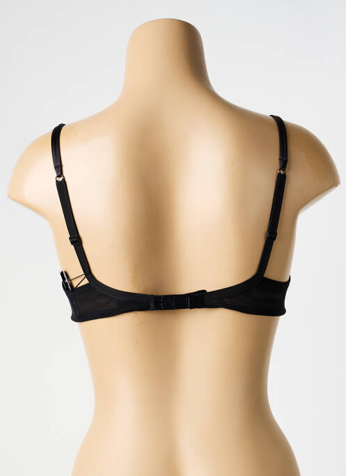 Soutien-gorge tissage dentelle haut soutien-gorge emboitant noir AMBRE femme