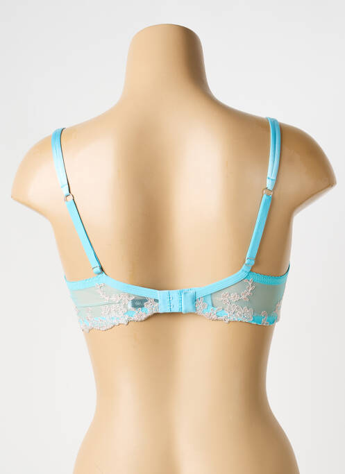 Soutien-gorge effet matière satinée haut soutien-gorge emboitant bleu AMBRA femme