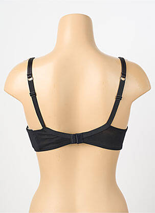 Soutien-gorge broderie haut soutien-gorge avec mousse de rembourrage amovible noir AMBRA femme