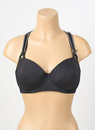 Soutien-gorge effet matière satinée haut soutien-gorge moulé noir MARLIES DEKKERS femme