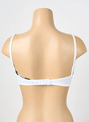 Soutien-gorge effet matière satinée haut soutien-gorge push-up blanc AMBRA femme