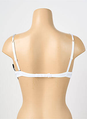 Soutien-gorge effet matière satinée haut soutien-gorge push-up blanc AMBRA femme