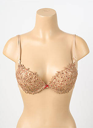Soutien-gorge haut soutien-gorge push-up haut soutien-gorge push-up beige AMBRA femme