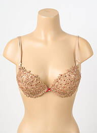 Soutien-gorge haut soutien-gorge push-up haut soutien-gorge push-up beige AMBRA femme