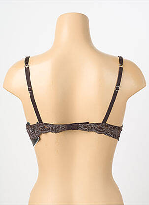 Soutien-gorge haut soutien-gorge push-up haut soutien-gorge push-up marron AMBRA femme