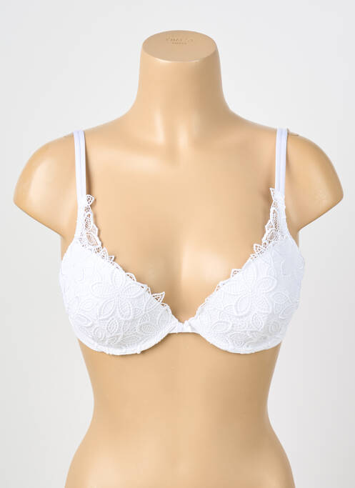 Soutien-gorge haut soutien-gorge push-up haut soutien-gorge push-up blanc AMBRA femme