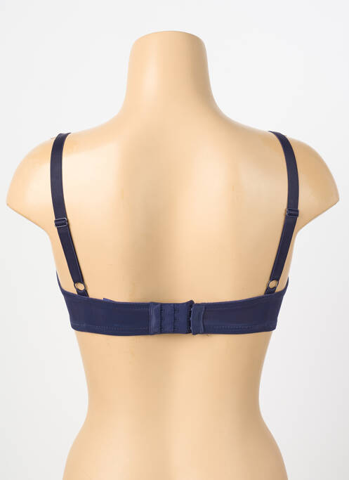 Soutien-gorge effet matière satinée haut soutien-gorge moulé bleu MARLIES DEKKERS femme