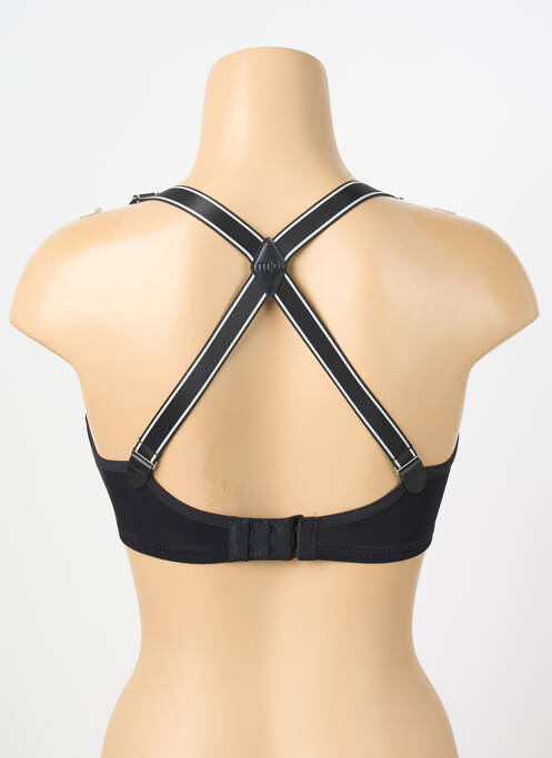 Soutien-gorge effet matière satinée haut soutien-gorge moulé noir MARLIES DEKKERS femme
