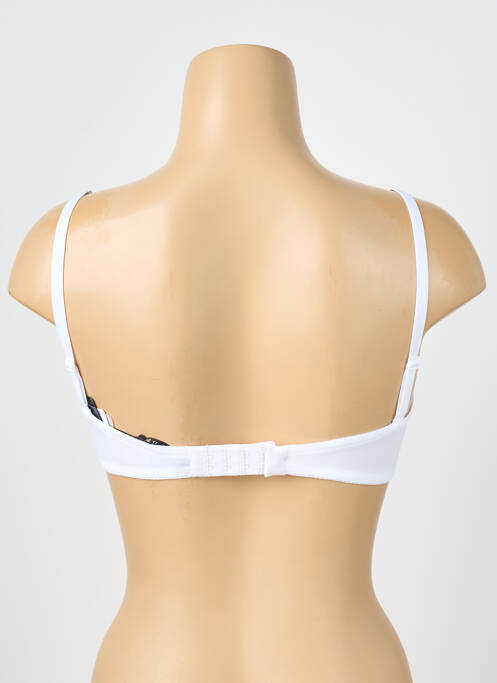 Soutien-gorge effet matière satinée haut soutien-gorge push-up blanc AMBRA femme