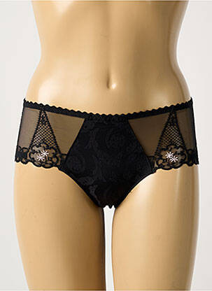 Shorty broderie noir LOUISA BRACQ femme