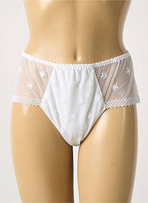 Culotte broderie blanc SECRET D'EVA femme