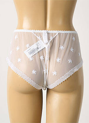 Culotte broderie blanc SECRET D'EVA femme