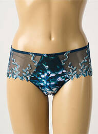 Shorty broderie bleu SECRET D'EVA femme
