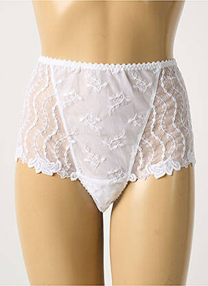 Shorty broderie blanc SECRET D'EVA femme